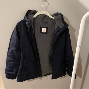 LANDS END Boy’s Navy Winter Jacket Size 14 (Large)